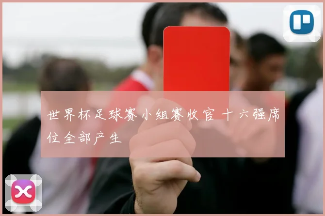 世界杯足球赛小组赛收官 十六强席位全部产生